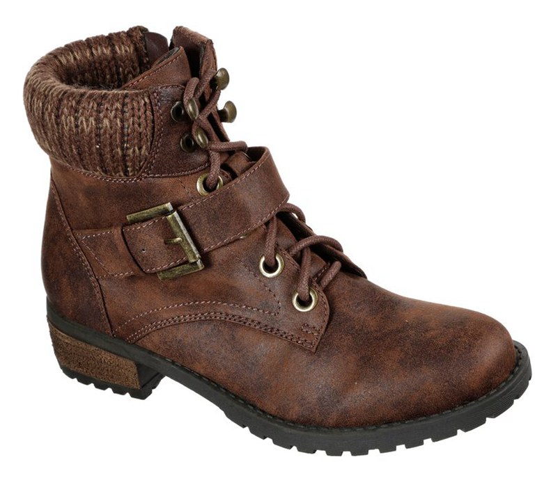 Skechers Dome - Womens Boots Brown [AU-JL5983]